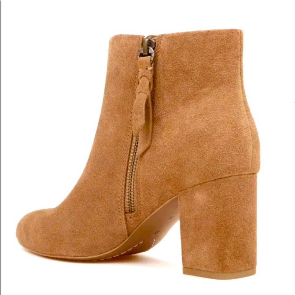 Brown ankle booties